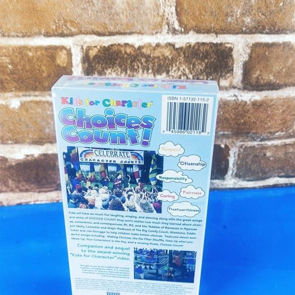 NEW Sealed Kids for Character Choices Count VHS 1997 Bananas In Pajamas RARE OOP - Picture 4 of 5